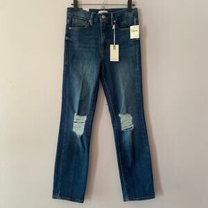 NWT Good American Indigo Good Classic Skinny High Rise Jeans Women's size 4 / 27
